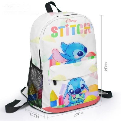 2023 New Kwaii Disney Stitch Schoolbag Childrens Backpack Boys And Girls Childrens Schoolbag Childrens Travel Backpack