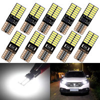 10 PCS ไฟสัญญาณ LED รถ T10 W5W หลอดไฟ CANBUS 12V 7000K สีขาวอัตโนมัติภายในโดมอ่านประตูแผนที่ Trunk โคมไฟป้ายทะเบียน-gcbfxbfgfznfxnn