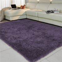 Long-haired living room/bedroom carpet non-slip soft 150 cm * 200 cm rug modern rug mat purple white pink gray 11 colors