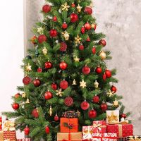 101Pcs Red Christmas Ball Ornaments, Shatterproof Christmas Tree Balls for Christmas Tree