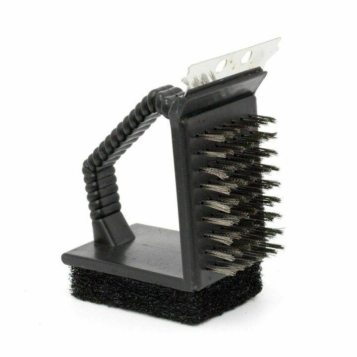 Wire Brush Cleaner Brush Black Steel Scraper Steel Wire Cooking For