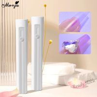 【hot sale】 ❂ B50 Monja New 3W Handheld Nail Dryer Portable White Gel Light Flashlight UV Gel Light UV Sun LED Light Fast Drying Nail Enhancement Tool