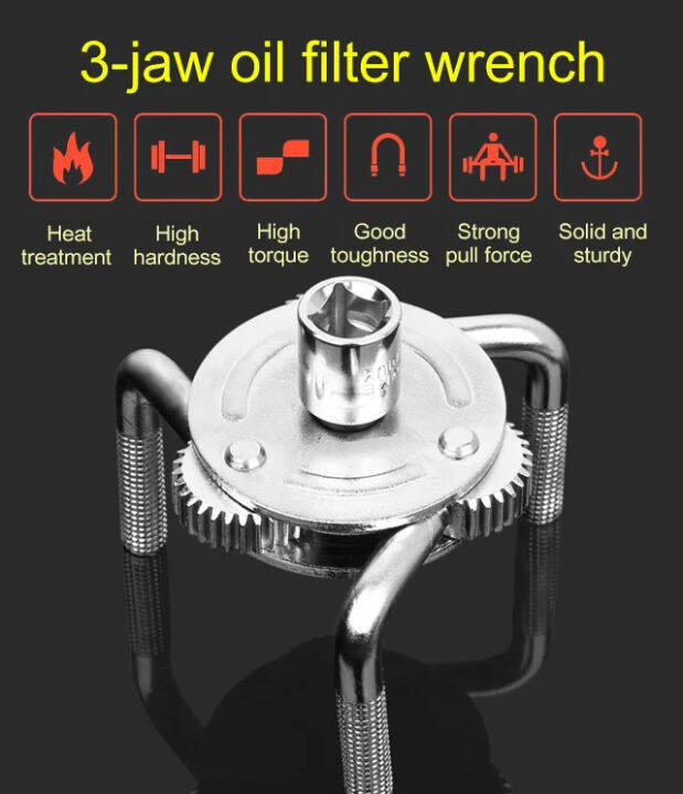 viviking Original 3Jaw Oil Filter Wrench Lazada