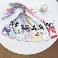 【hot sale】 ☎❉✼ B11 Hello Kitty Bank Card Holder Bus Case ID Credit Sanrio Cartoon Silicone Students With lanyard Fashion Cute
