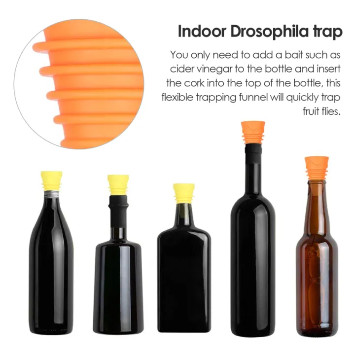 Fruit Fly Traps for Kitchens, Reusable Fly Traps Outdoor, Fruit Fly