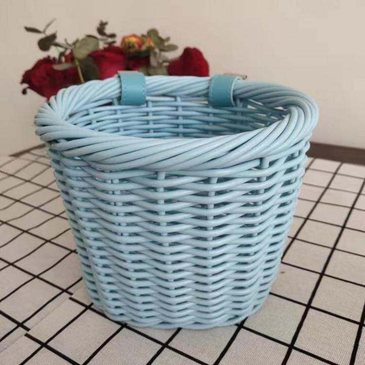 kids-bike-basket-woven-wicker-cruiser-bicycle-basket-with-adjustable-leather-straps-bicycle-storage-baskets-for-kids-and-adult-ideal