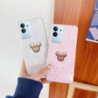 2023ใหม่เคสหรูหราสำหรับ VIVO V29 5G เคสโทรศัพท์ TPU แบบน่มลายการ์ตูนน่ารัก3D ระยิบระยับสีขาว VIVOV29เปลือกสีชมพูฝาหลัง Vivo V29 5G 5G