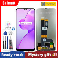 Salmatt ต้นฉบับ6.5นิ้วสำหรับ Realme C31 RMX3501แอลซีดีหน้าจอสัมผัสประกอบจอแสดงผลแผงหน้าจอทัชสกรีนสำหรับ Realme C31แอลซีดี