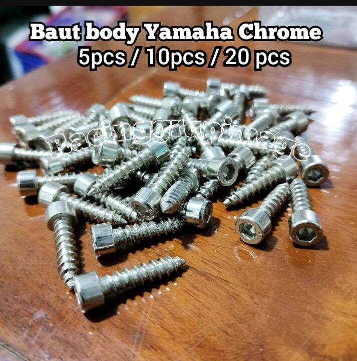 Baut Body Yamaha Kunci L Chrome Baut Body Jupiter Mx Lazada Indonesia