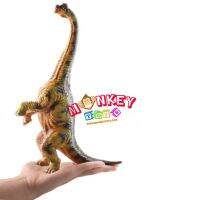 Monkey Toys - โมเดล ไดโนเสาร์ Brachiosaurus เหลือง ขนาด 30.00 CM (จากหาดใหญ่)