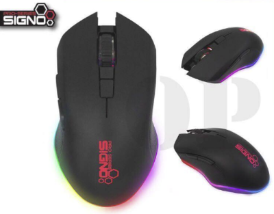 เมาส์เกมมิ่ง SIGNO CENTRO Macro Gaming Mouse รุ่น GM-907 (Black)