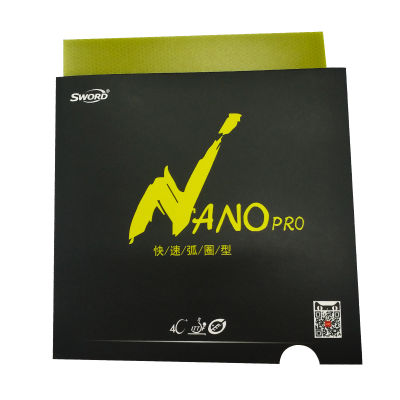 Sword NANO HALF-TACKY Colorful Table Tennis Rubber with Sponge for PingPong