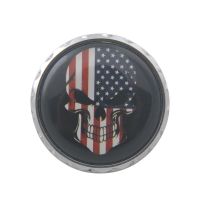 Motorcycle Chrome 6mm Skull American Flag Style Rear Aluminum Billet Screw Seat Bolt Nut Fit For Harley Universal