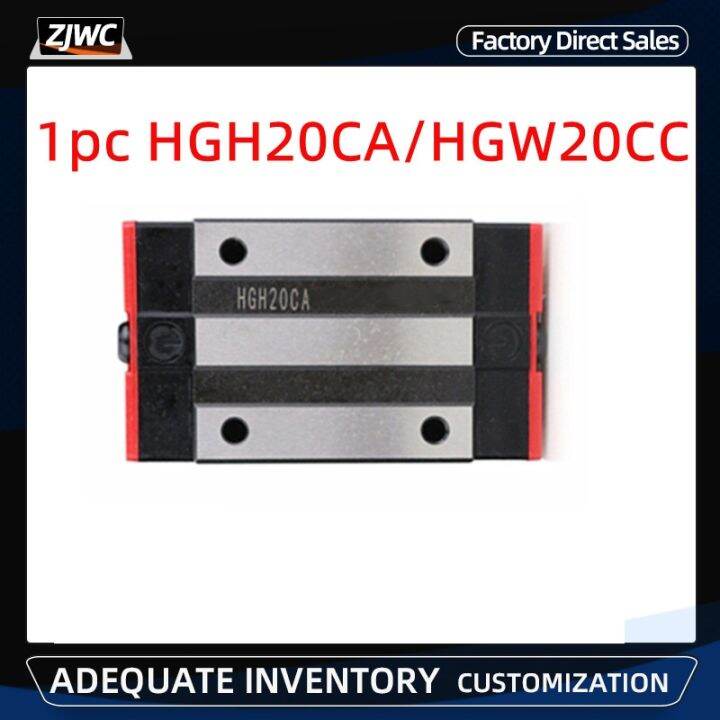 1pc HGH20CA HGW20CC Slider Block Carriages Match Use HGR Linear Guides