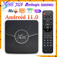 Angels Store กล่องแอนดรอยbox กล่องแอนดรอย RAM4G+ROM32GB ดิจิตอลTV BOX 5G/2.4G WiFi การเชื่อมต่อบลูทูธ รองรับ Netflix/Youtube Android TV สมาร์ททีวี