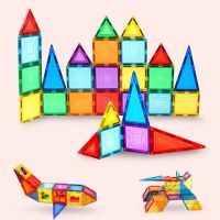 Color Magnetic Building Blocks Large Size DIY Designer Toys Childrens Educational Magnets Toy Build House Model Parts Building Sets