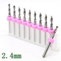 【hot】✉ 2.4mm PCB Router Metal Milling Cutter Accessories 10PCS Hand