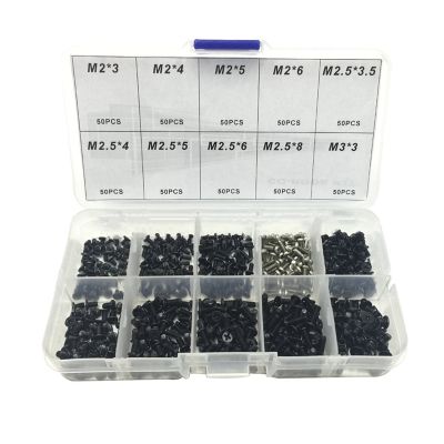 500Pcs Laptop Universal Screw Replacement Kit M2, M2.5, M3 for Lenovo Toshiba Gateway Samsung HP IBM Dell Dell Acer Asus