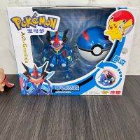 Pokemon Action Figures Lucario VS Greninja The Joints Can Move Great Ball Interesting Good Quality Child Gifts