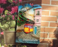 Lisboa Lisbon Tram Portugal Tourist Travel Souvenir 3D Resin Refrigerator Fridge Magnet Craft GIFT IDEA Home Decor