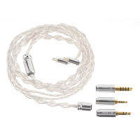 Linsoul สาย XC01 4เส้นชุบเงิน OCC Litz Structure HiFi IEM Cable MMCX สำหรับ IE300/IE900/IE600