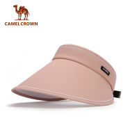 CAMELCROWN ขอบใหญ่หมวกว่างเปล่าหมวกกันแดดชายหาด Seluruh Wajah หมวกบังแดดกลางแจ้งผู้หญิง Xia