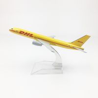 16CM 1:400 Classic Boeing B757-200 Model Collection DHL Express Delivery Airlines With Base Alloy Aircraft Planedisplay Modeltoy