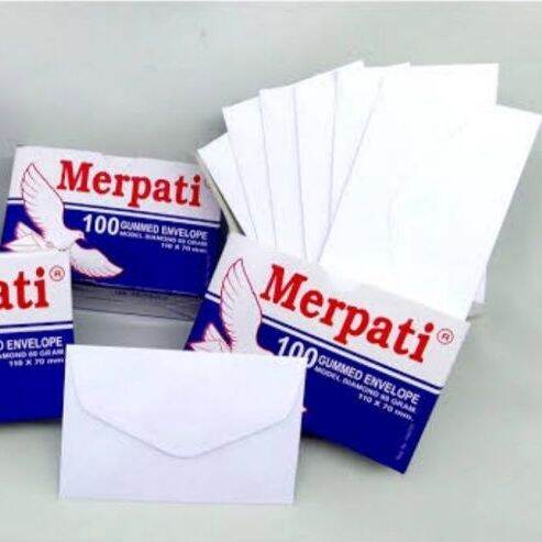 Amplop Merpati Kecil Amplop Putih Ukuran X Mm Lazada Indonesia