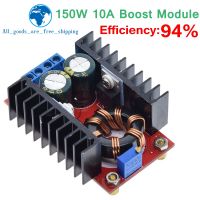 150W DC-DC Boost Converter Step Up โมดูลจ่ายไฟ 10-32V ถึง 12-35V 10A บอร์ดชาร์จแรงดันแล็ปท็อป-Yunjuek