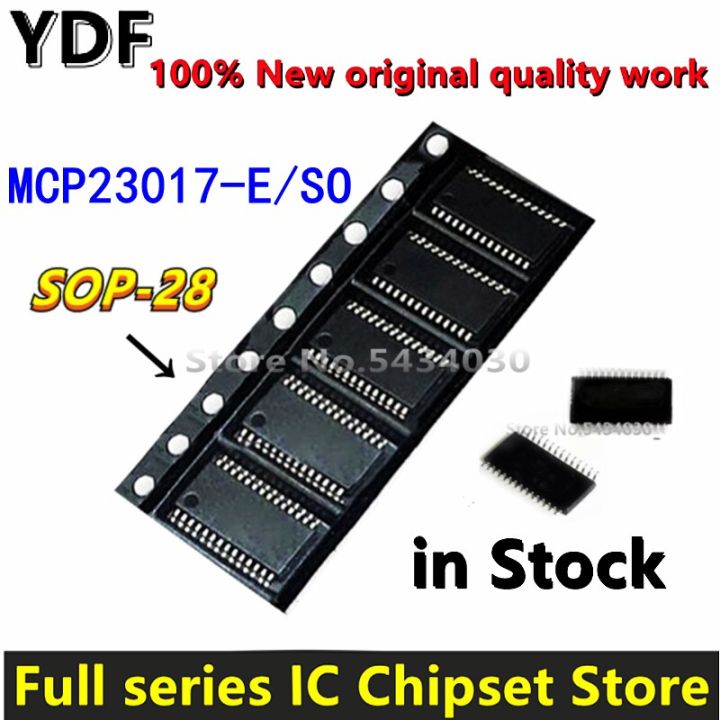 100% MCP23017-E ใหม่ MCP23017-E MCP23017ชิป IC SOP-28