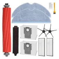 For S7 MaxV Ultra, Replacement Parts for S7 Pro Ultra, Accessory Kit Main Side Brush Hepa Filter Mop Bag