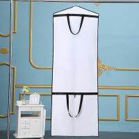 Portable Clothing Dust Cover Protector For Bridal Wedding Dress Gown Foldable Dustproof Protection Bag Can Be Custom  LOGO Wardrobe Organisers