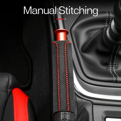 ：“{—— Car Handbrake Grips Cover For Toyota GR86 Subaru BRZ 2022 2023  Interior Accessories Parking Brake Sleeve Protective Decoration