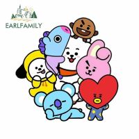 Earlfamily 13Cm X 12.8Cm สำหรับ Bt21วัสดุสติ๊กเกอร์ไวนิลรถยนต์สติกเกอร์รถป้องกันรอยขีดข่วนกันน้ำรถจักรยานยนต์สำหรับ Jdm Suv Rv