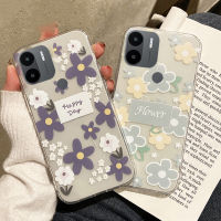 เคสสำหรับ Redmi A2 Plus A1 Plus เคสฝาหลังลายดอกไม้พร้อมซิลิโคนนิ่มสำหรับแฟชั่นและป้องกันการตกสำหรับ Redmi A2 Plus A1 Plus