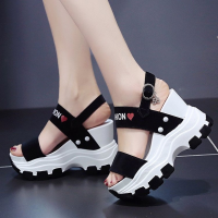 【YY】Summer Women Platform Sandals Female Wedges Comfortable Shoes for Women Fish Toe Outdoor Height Increase Sandalia 2023