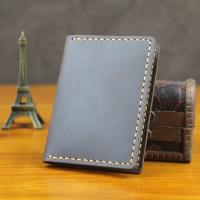 【CW】☁✿  Luxury Leather Business Card Holder Men Credit Small ID Cover Wallet