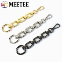 【CW】 1/2/5pcs 18cm Metal Chain Shoulder Handles D Carbiner Hardware Leather Crafts Accessories