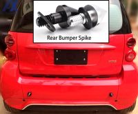 ☢ AX for Benz SMART 1Pc Fortwo W 451 2008-2014 Anti Collision Protection Steel Sharp Head Car Rear Bumper Protector Spike Guard