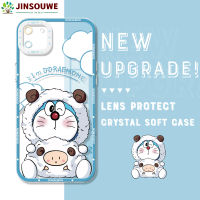 Jinsouwe เคสยางนิ่มลายการ์ตูนโดราเอมอน,เคสโทรศัพท์เซลล์สำหรับเคสโทรศัพท์ Realme C11ฝาหลัง