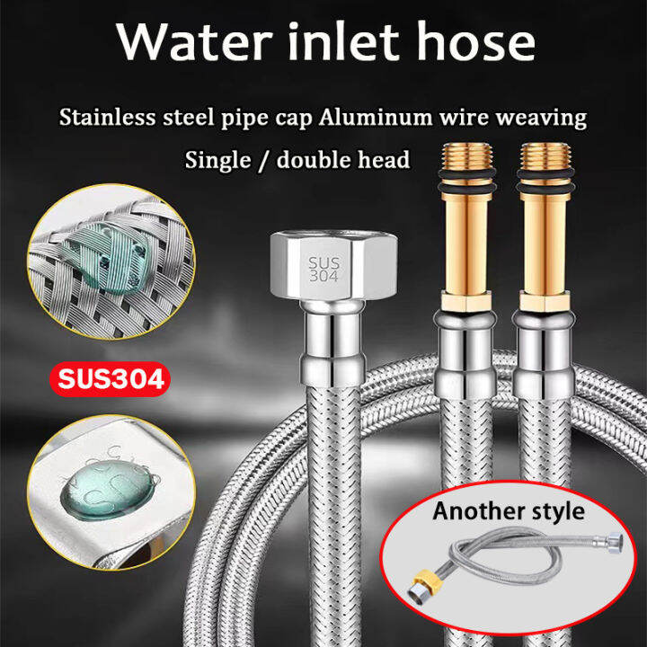 Water inlet hose:tube pipe 304 stainless steel pipe, flexible shower ...