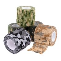 Elastic Wrap Tape Army Adhesive 5cmX4.5m Outdoor Bionic Wrap Hunting Camping Stealth Tape Durable Roll Stealth Wrap Accessory