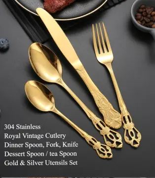 36Pcs Black Matte Flatware Cutlery Set 304 Stainless Steel