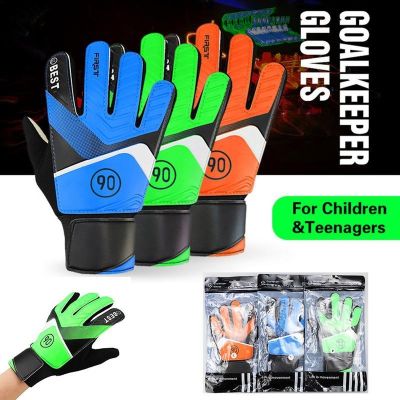 ✌☈☎ Children Anti-Slip Glove Goalkeeper Gloves Thickened Latex Football Gloves For Futbol Futebol Goalkeeper For Training And Match