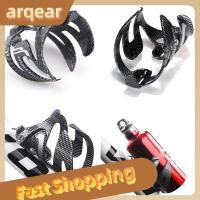 ARQEAR529453จักรยานจักรยานที่จับแก้วน้ำสีดำราววางแก้วกระบอกน้ำกรงยึดแก้วคาร์บอนไฟเบอร์