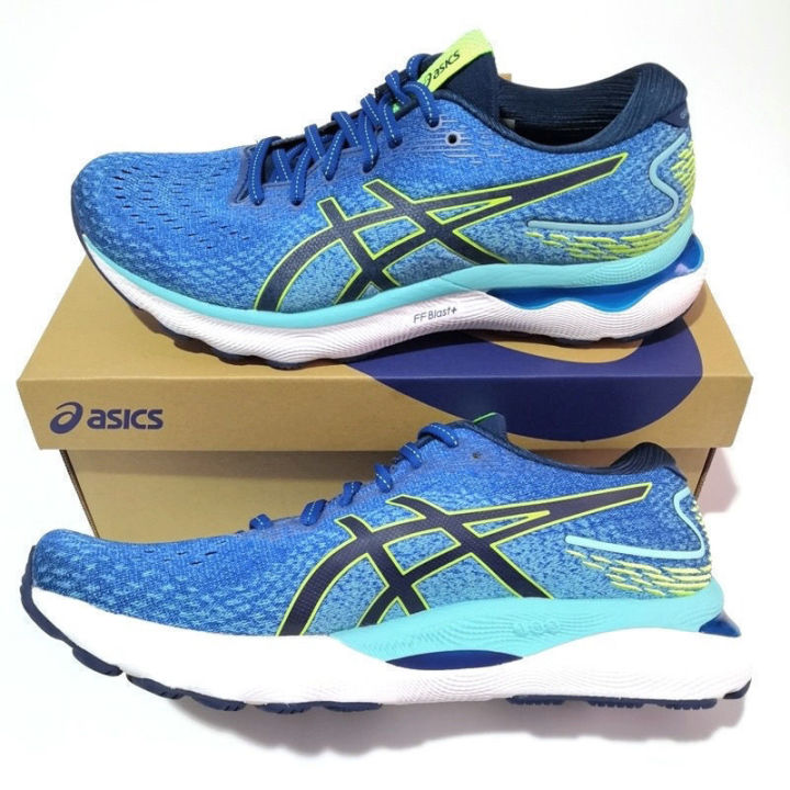 2023-asics-รองเท้าวิ่ง-gel-nimbus-n24ระบายอากาศน้ำหนักเบาสำหรับทั้งหญิงและชายมั่นคงรองรับแรงกระแทกรองเท้าวิ่งกีฬา