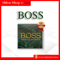 BOSS Premium Stamina บอส ผลิตภัณฑ์เสริมอาหาร อาหารเสริม ช. ของแท้ (4 แคปซูล/กล่อง) ไม่ระชื่อสินค้าหน้ากล่อง