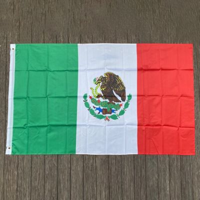 Gratis Ongkir ธง Xvggdg 90X150 Cm สำหรับตกแต่งบ้านแบนเนอร์โพลีเอสเตอร์สำหรับตกแต่งบ้านในร่มแนวเม็กซิกันธงชาติเม็กซิโกประเทศเม็กซิกัน
