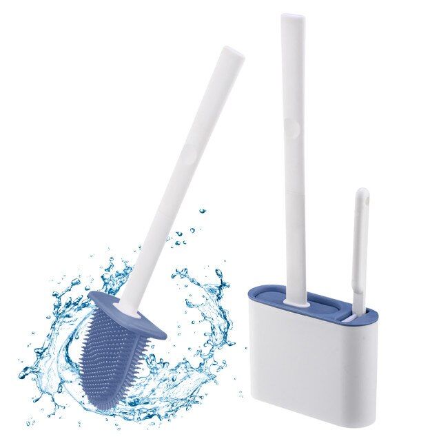 hanging-toilet-brush-water-leak-proof-with-base-silicone-flat-head-flexible-soft-bristle-brush-with-quick-drying-holder-set