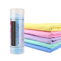 43*32cm PVA Chamois Car Wash Towel Rag for Cars Cleaner Accessories Hair Drying Cloth Auto Care Home Cleaning Random Color